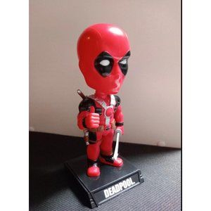 Deadpool Bobble Head Figure Funko 2014 Marvel Comics 7” Red Thumbs Up sword